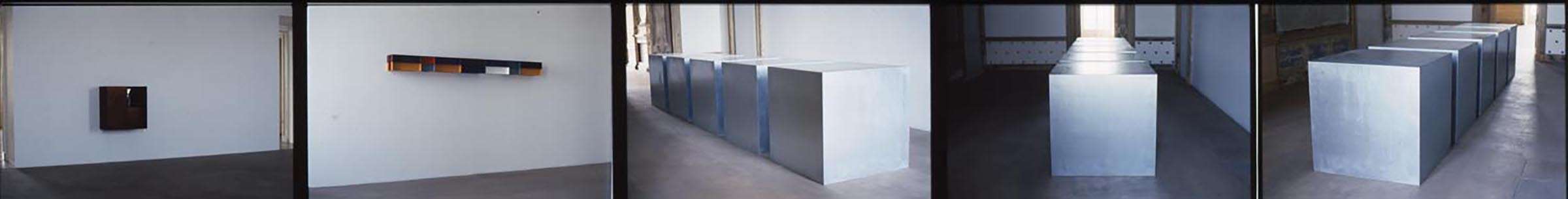Donald Judd, veduta espositiva
